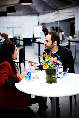 ALWAYS THE BRIDESMAID, NEVER THE BRIDE<br />
2013 Ongoing<br />
Happening: Real Flowers Replicated and Arranged Like Wedding Table Centerpieces, and Left Out for Collectors to “Take Home” from the Café Area of The Armory Show<br />
Variable Dimensions <br />