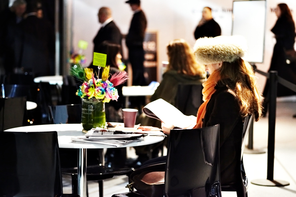 ALWAYS THE BRIDESMAID, NEVER THE BRIDE<br />
2013 Ongoing<br />
Happening: Real Flowers Replicated and Arranged Like Wedding Table Centerpieces, and Left Out for Collectors to “Take Home” from the Café Area of The Armory Show<br />
Variable Dimensions <br />