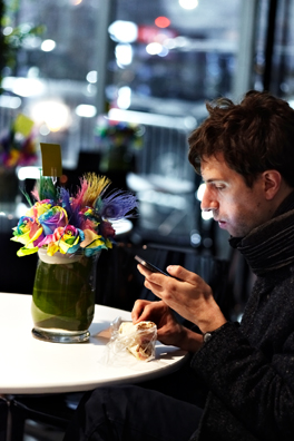 ALWAYS THE BRIDESMAID, NEVER THE BRIDE<br />
2013 Ongoing<br />
Happening: Real Flowers Replicated and Arranged Like Wedding Table Centerpieces, and Left Out for Collectors to “Take Home” from the Café Area of The Armory Show<br />
Variable Dimensions <br />
