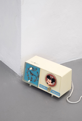 TRICIA NIXON: SUMMER OF 1973 <br/>
2017 Ongoing <br/>
Clock Radio Circa 1973 with Looped CBS Radio Broadcasts from the Summer of 1973 <br/>
Variable Dimensions <br/>