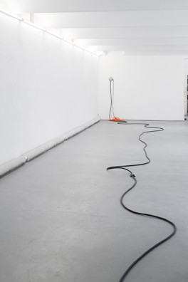 RING MY BELL <br/>
1992 Ongoing <br/>
Working Milton Driveway Bell, Hose, and Anchor <br/>
Variable Dimensions <br/>