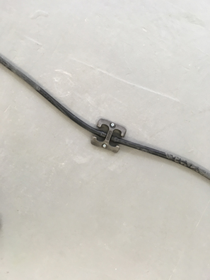 RING MY BELL <br/>
1992 Ongoing <br/>
Working Milton Driveway Bell, Hose, and Anchor <br/>
Variable Dimensions <br/>