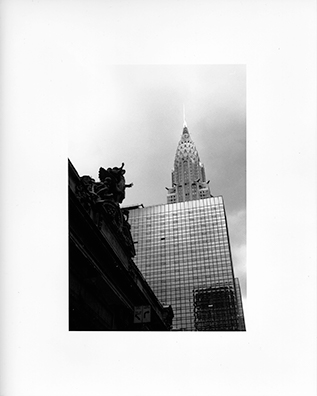 HERE IS NEW YORK: Grand Central Chrysler<br />
1988<br />
8 x 10 in <br />