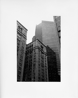 HERE IS NEW YORK: Wall Street, Dusk 1<br />
1988<br />
8 x 10 in <br />