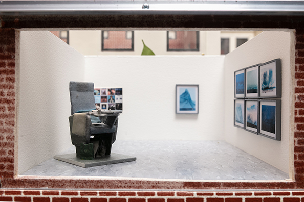 TINY TOWN: THE COLORADO BUILDING<br />
2017<br />
Installation Replicating The Colorado Building, Featuring Miniaturized Replicas of Select Dikeou Collection Artworks<br />
Variable Dimensions