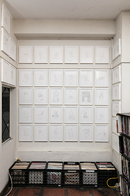 DIKEOU COLLECTION ARTIST PORTRAITS<br />
2017 Ongoing<br />Pencil Drawing on Vellum of Artists Represented in The Dikeou Collection<br />
Variable Dimensions