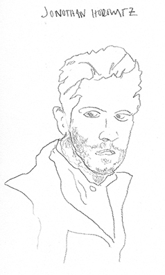 DIKEOU COLLECTION ARTIST PORTRAITS<br />
2017 Ongoing<br />Pencil Drawing on Vellum of Artists Represented in The Dikeou Collection<br />
Variable Dimensions