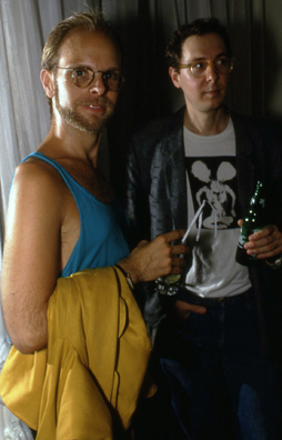 SUCK<br />
1991 Ongoing<br />
Happening: Plastic Straws with Fancy Handmade Paper Tops Served in All Drinks at Various Art Fairs and Art Openings, Displayed in Bouquets in Bar Area, and as Relics<br />
Series of 10 “Straw Bouquets”, 500 Individual Straws/Bouquet<br />
Photograph of Happening NY: Jon Tower's Not Sure If His Attempt at Becoming a Wall Flower is Really Achievable<br />
Edition: 2, 1 AP<br />