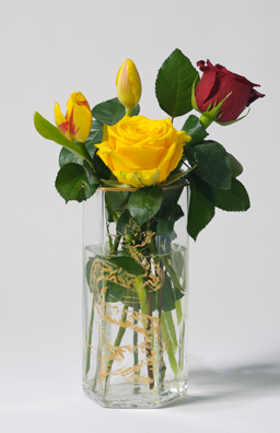 PLEASE TREIZE<br />
(FLEURS DANS UN VASE)<br />
2011 Ongoing<br />
C-Print of a Hand Blown Glass Vase and Fresh Flowers Arranged to Replicate<br />
One of the 16 Last Paintings Edouard Manet Painted Before Dying<br />
22” x 14 1/8”<br />